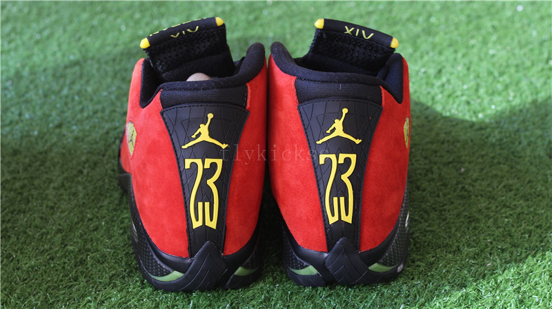 Authentic Air Jordan 14 Retro Ferrari Red